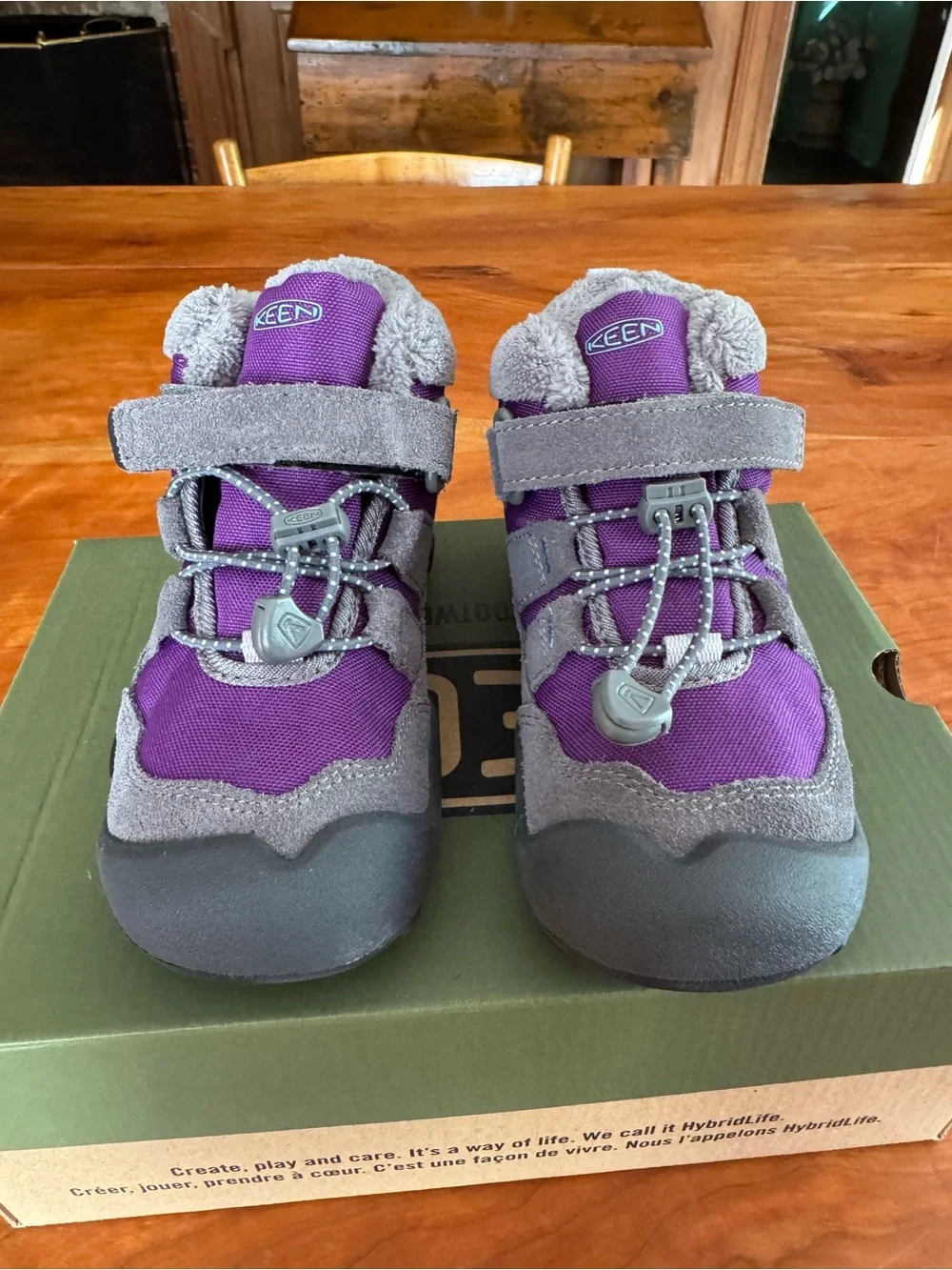 Keen Kids Chukka Purple & Gray Waterproof Ankle Boot